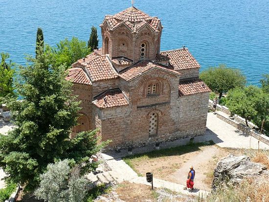 Kirche des Heiligen Johannes Kaneo in Ohrid Mazedonien